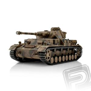TORRO tank PRO 1/16 RC PzKpfw IV provedení G vícebarevná kamufláž - infra IR