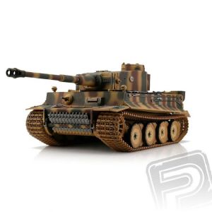 TORRO tank 1/16 RC Tiger I dřívejší verze vícebarevná kamufláž - IR