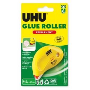 UHU Dry + Clean roller permanent 6,5mm x 9,5m