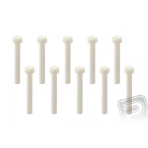Plastový/Nylon šroub s válcovou hlavou M6x50mm, 10ks