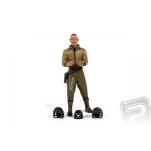 1/16 stojící figurka desátníka E. Stull, ručně malovaná