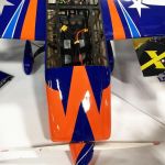 78” Extra 300 EXP V3 - Modrá/Oranžová/Bílá 1,98m