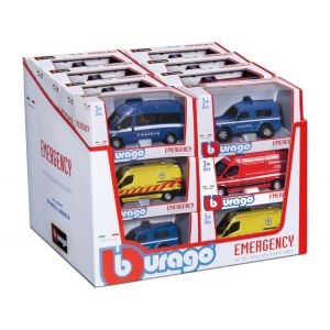 Bburago auta Emergency Force (sada 24ks)