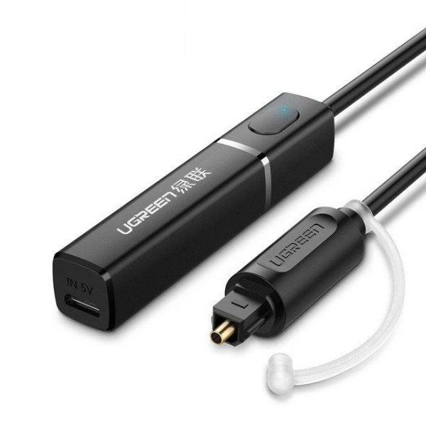 UGREEN Bluetooth Transmitter 4.2 with optical connector / Toslink, aptX (Black)
