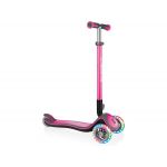 Globber - Koloběžka Elite Deluxe Lights Deep Pink