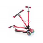 Globber - Koloběžka Elite Deluxe Lights Deep Pink