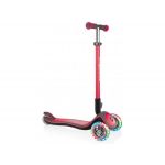 Globber - Koloběžka Elite Deluxe Lights Deep Pink