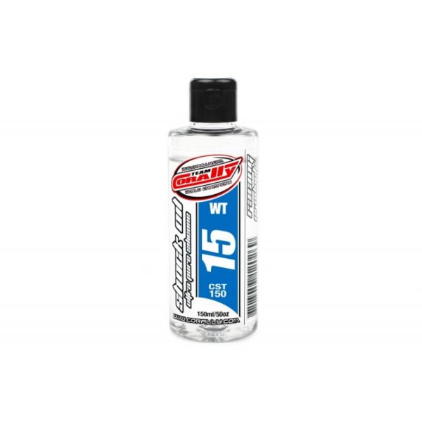 TEAM CORALLY - silikonový olej do tlumičů 15 WT (150ml)