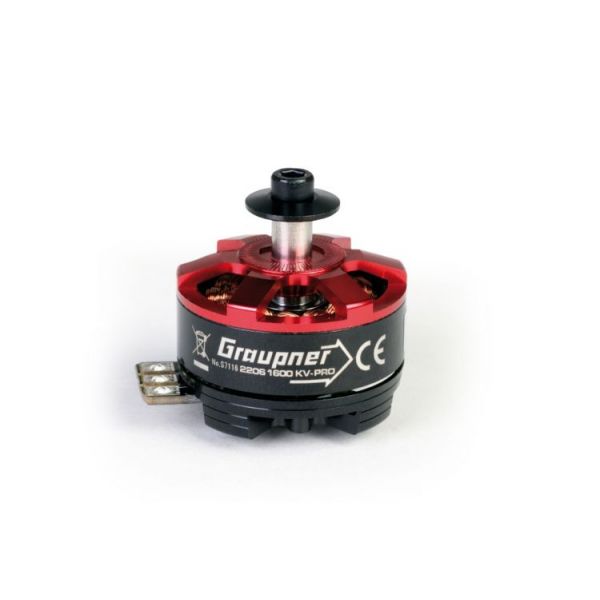 ULTRA PRO 2206-1600KV Brushless Motor CCW/levotočivý/tlač. a pravotočivý závit