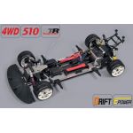 Drift 4WD 510 E RTR + BMW M3 E30 2mm čirá karoserie