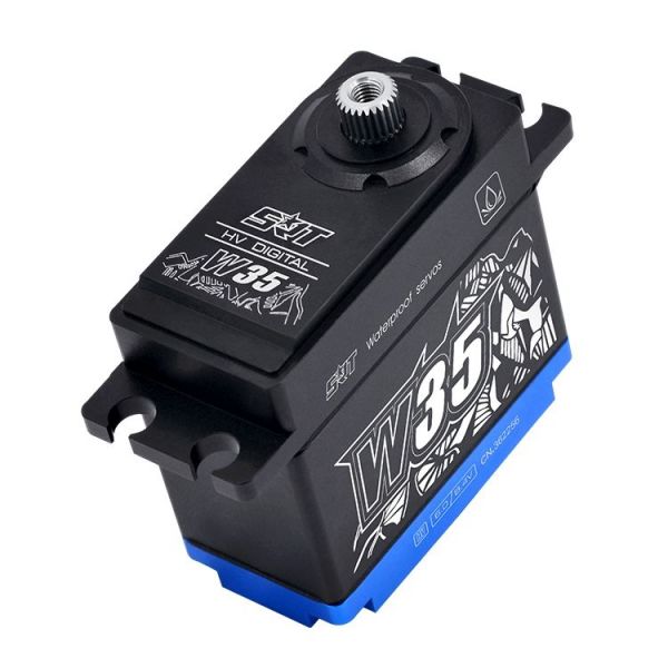 W35 HiVOLT CORELESS WATERPROOF Digital servo (35 kg-0,10s/60°)