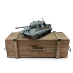 TORRO tank PRO 1/16 RC Jagdtiger šedá kamufláž - infra IR - kouř z hlavně