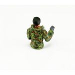 1/16 půl figurka německého velitele tanku Leoparda, ručně malovaný