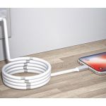 Magnetický samonavíjecí USB nabíjecí kabel (Micro USB) (90 cm)