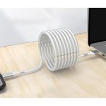 Magnetický samonavíjecí USB nabíjecí kabel (Lightning) (180 cm)