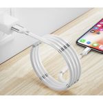 Magnetický samonavíjecí USB nabíjecí kabel (Lightning) (180 cm)