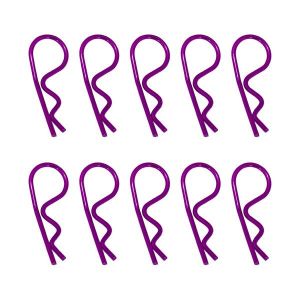 Universální sponky karoserie 1/8, růžové (10 ks.)