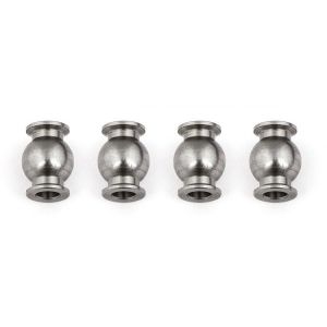 RC8B3 kuličky do kloubků s oboustraným límcem, 4mm, 4 ks.