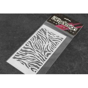 BittyDesign maskovací předlohy - Zebra