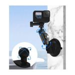 360°přísavný držák z hliníkové slitiny pro akční kamery