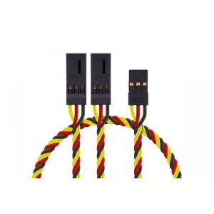 4703 S ”Y”-kabel JR kroucený silný krátký 150mm (PVC)