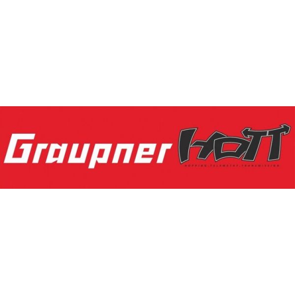 Banner reklamní ”Graupner HOTT” 3400x960mm