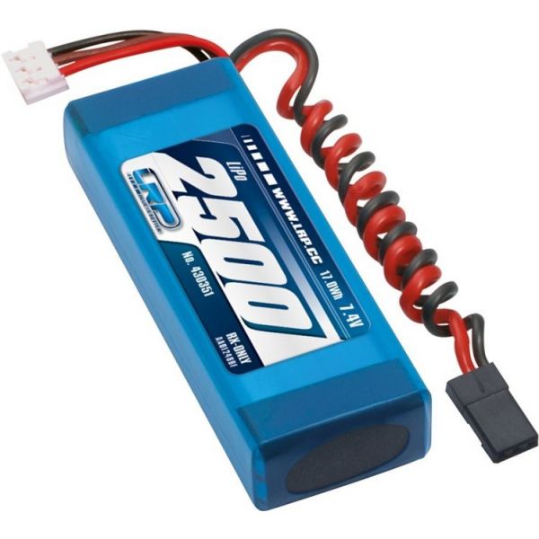 LiPo RX-sada 2/3A v řadě 2500mAh RX-7.4V a vysílač FUTABA 7PX/10PX