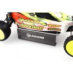 Car-stojánek alu černý s mech. protiskluz. proužky pro 1/10 a 1/8 Buggy a Truggy podvozky