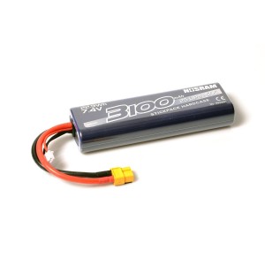 NOSRAM 3100mAh - 7.4V - 50C LiPo Car Stickpack Hardcase - XT60 konektor