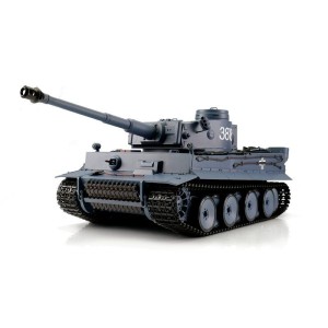 TORRO tank 1/16 RC TIGER I šedá kamufláž - BB Airsoft+IR