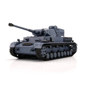 TORRO tank 1/16 RC PzKpfw IV provedení F2 šedá kamufláž - BB Airsoft+IR (kovové pásy)