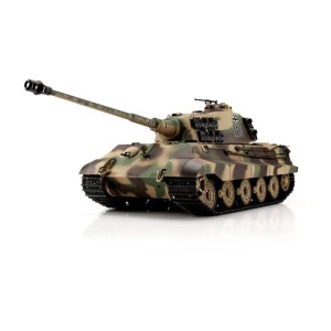 TORRO tank 1/16 RC Königstiger Henschel kamufláž - BB Airsoft+IR (kovové pásy)