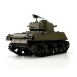 TORRO tank 1/16 RC M4A3 Sherman zelená kamufláž - BB Airsoft+IR (kovové pásy)