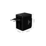 4v1 Duální USB mezinárodní cestovní nabíječka