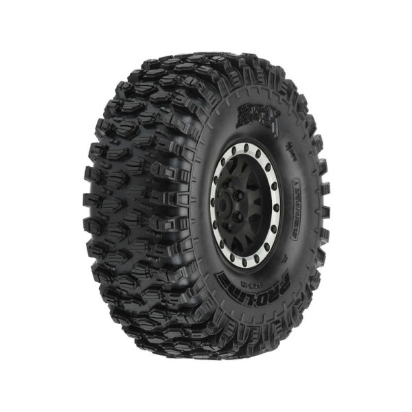 Pro-Line kolo 1.9”, pneu Hyrax Predator, disk Impulse H12 černo-stříbrný (2)