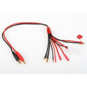 Nabíjecí kabel COMBO (Dean-T; Gold 2; 3,5; 4; Tamiya)