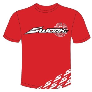 SWORKz Original červené T-Shirt velikost 3XL