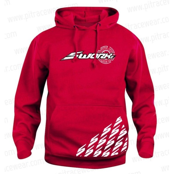 SWORKz Original čevený SWEATER velikosti 2XL