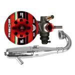 REDS Racing Buggy 721S Scuderia Gen 2 Combo s X-ONE 2143 výfukem (červená verze)