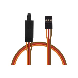 Prodlužovací kabel 75cm JR s pojistkou (PVC)