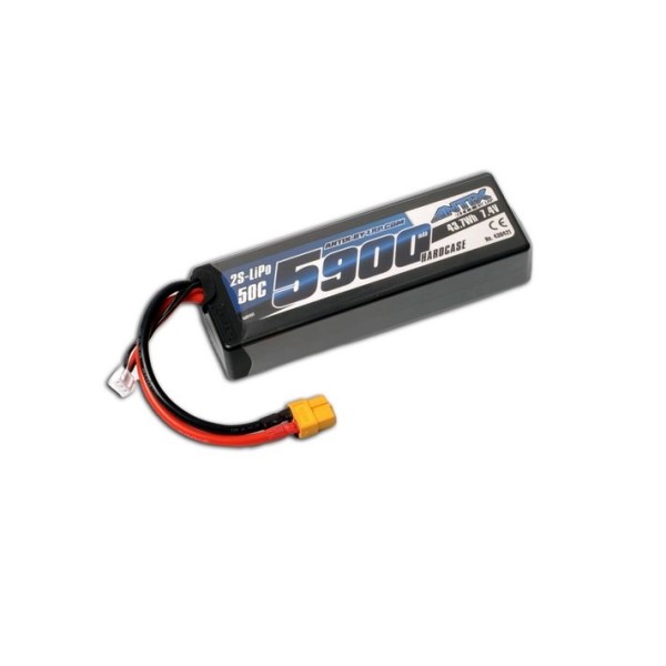 ANTIX by LRP 5900mAh - 7.4V - 50C LiPo Car Stickpack Hardcase - XT60 konektor