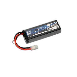 ANTIX by LRP 4100mAh - 11.1V - 50C LiPo Car Stickpack Hardcase - TAMIYA konektor