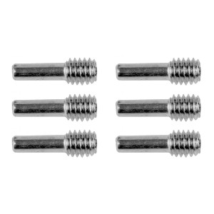 Ocelové šroubovatelné čepy, M4x12mm, 6 ks.