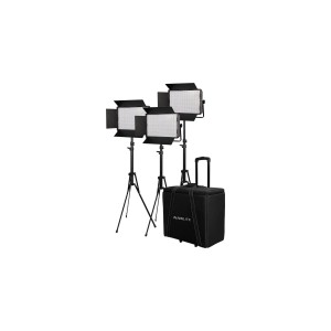 Kit Nanlite 3 light kit 900CSA w/Trolley Case +amp; Light Stand