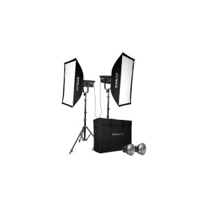 Nanlite FS-300 Sada 2 LED svetel se stojany a softboxy