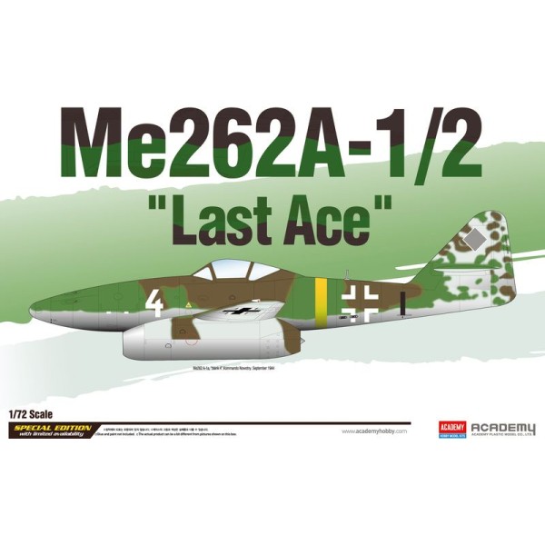Academy Messerschmitt Me262A-1/2 Last Ace (1:72)