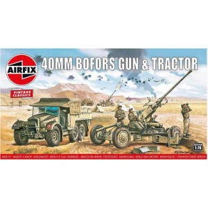 Airfix Bofors 40mm kanón, Tractor (1:76) (Vintage)