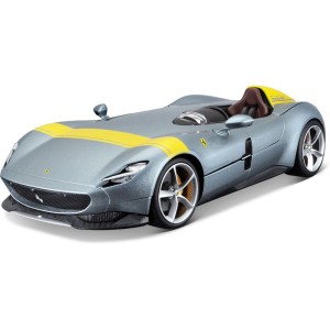 Bburago Ferrari Monza SP1 1:18 stříbrná metalíza