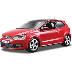 Bburago Plus VW Polo GTI Mark 5 1:24 červená