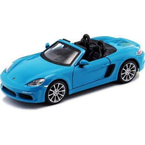 Bburago Porsche 718 Boxster 1:24 modrá